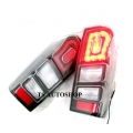 แต่ง ไฟท้าย LED โคมดำ+ขาว พื้นสีดำ ยี่ห้อ Eagle Eyes งานไต้หวัน ใส่ ALL NEW ISUZU D-MAX 2012